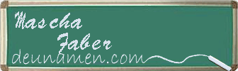 Mascha Faber Visitenkarte